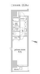 アーベイン浅草の物件間取画像